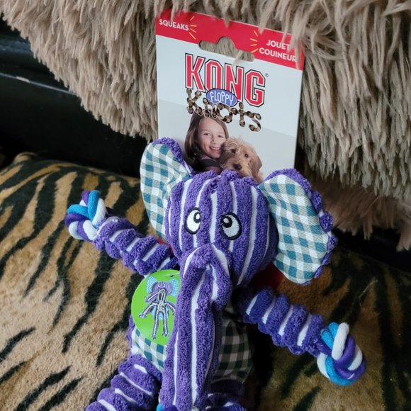 Kong Dog Knots Floppy Elephant small New! - Picture 3 of 4